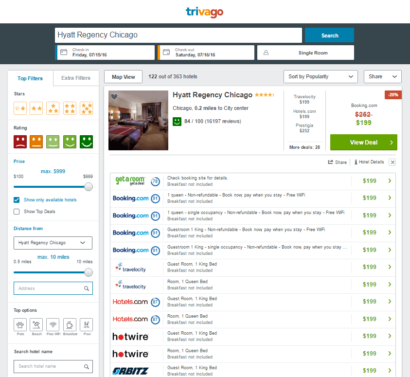 如何在美國訂飯店